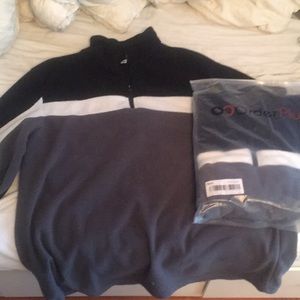 colour block sweater size large